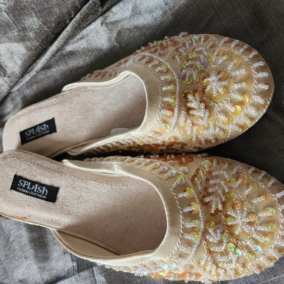 SPLASH sequined slippers - Picture 1 of 3